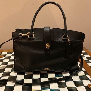 Leather Coach purse